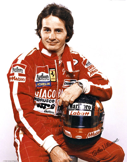 Hall of Famer GILLES VILLENEUVE