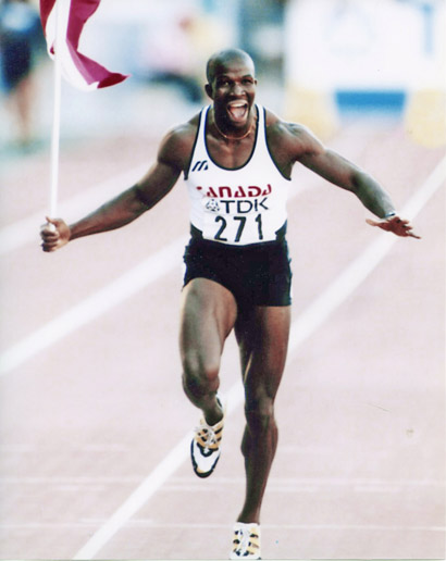 Hall of Famers DONOVAN BAILEY